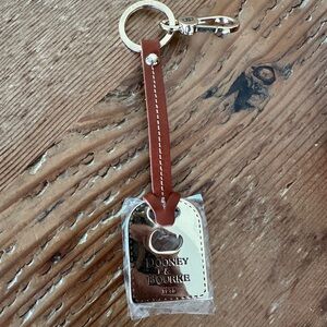 DOONEY and BOURKE Leather Keychain Ring